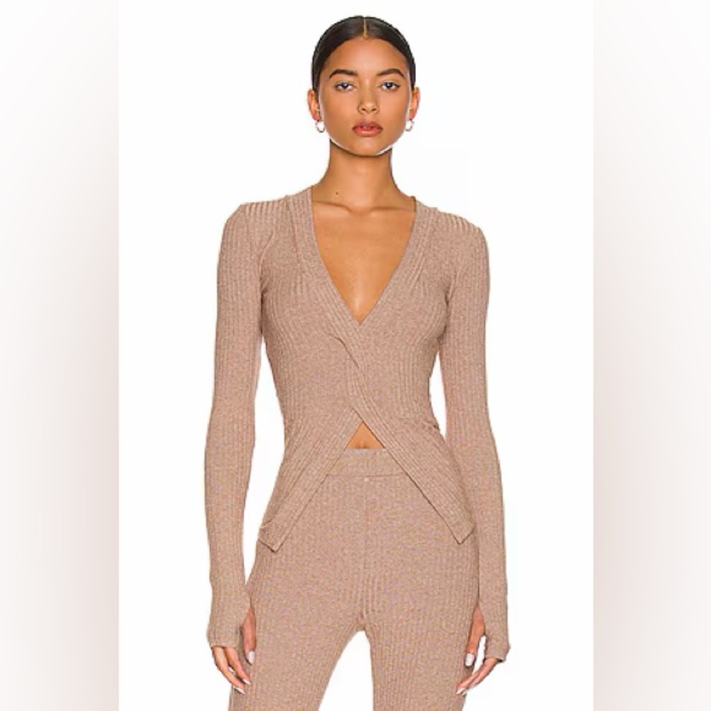 ALIX NYC Inez Top in Chestnut, Size S